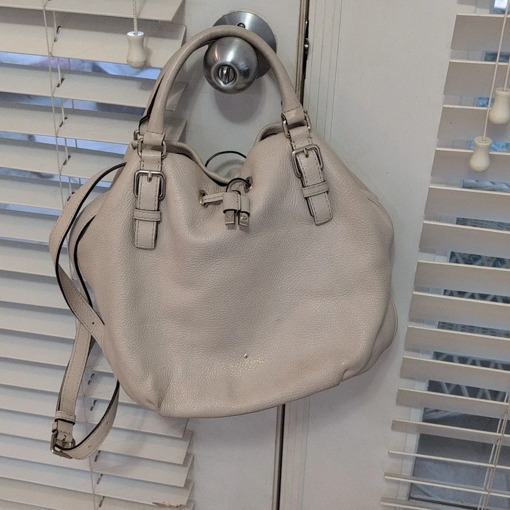 Kate Spade off white leather bag